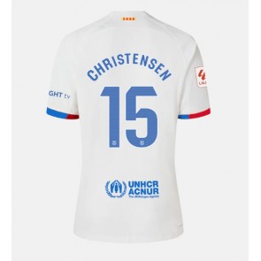 Barcelona Andreas Christensen #15 Gostujuci Dres za Ženska 2023-24 Kratak Rukavima